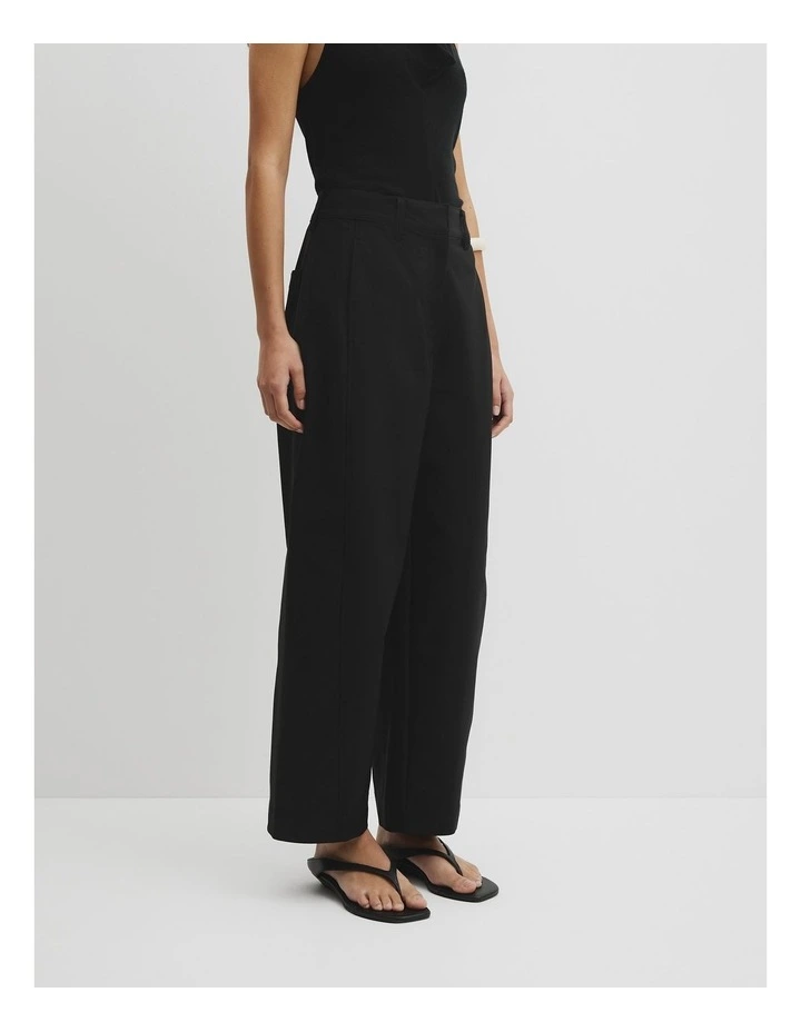 Barrel Pant in Black image 4