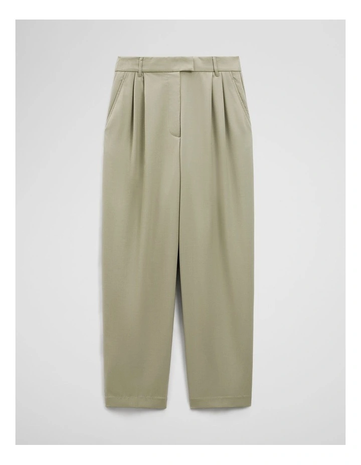Wool Blend Tailored Pant in Pistachio image 2