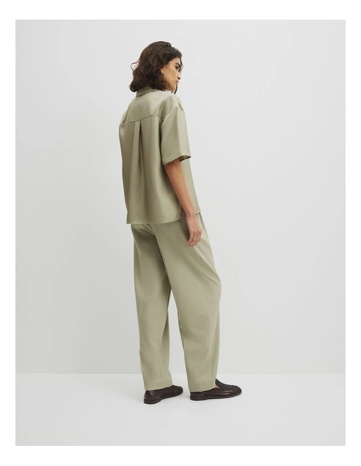 SS Silk Shirt in Pistachio image 5