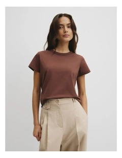 Australian Cotton Baby T-shirt in Ember
