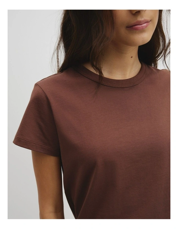 Australian Cotton Baby T-shirt in Ember image 3