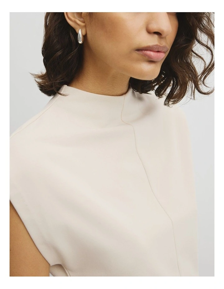 Extend Shoulder Top in Almond image 3