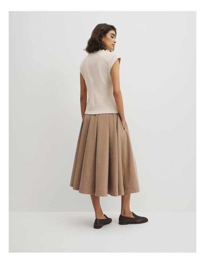 Extend Shoulder Top in Almond image 5