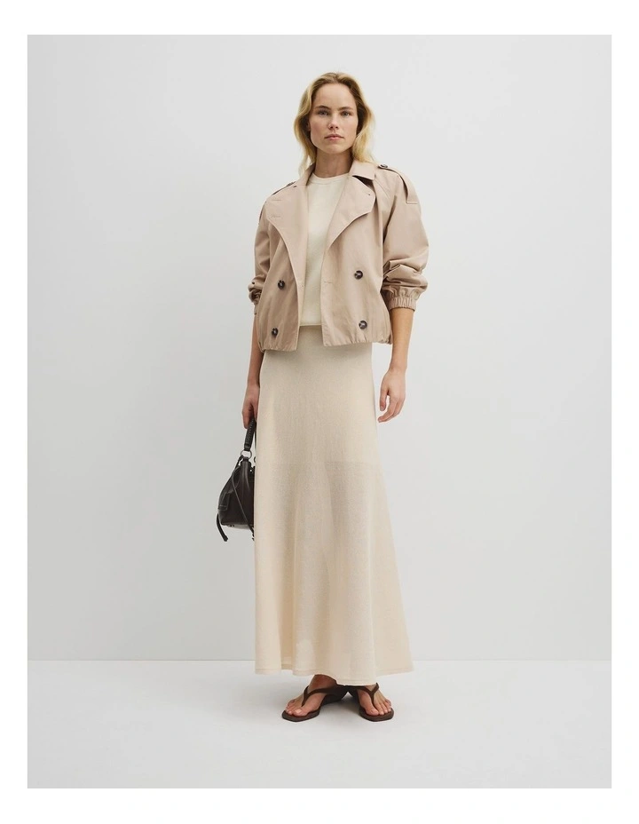 Soft Sculpted Trench in Light Sand image 4