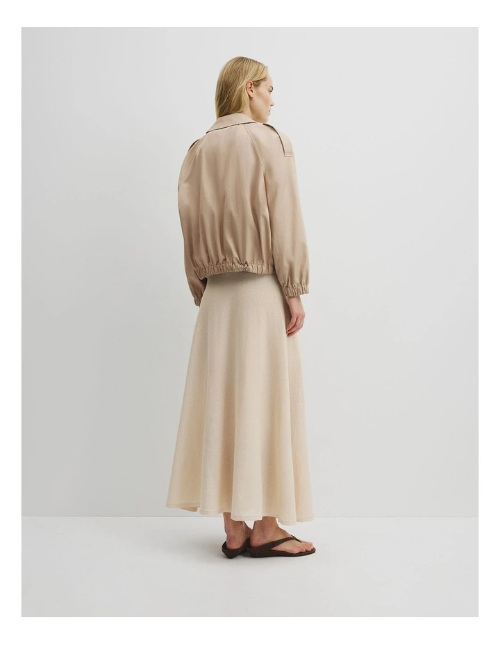 Soft Sculpted Trench in Light Sand image 5
