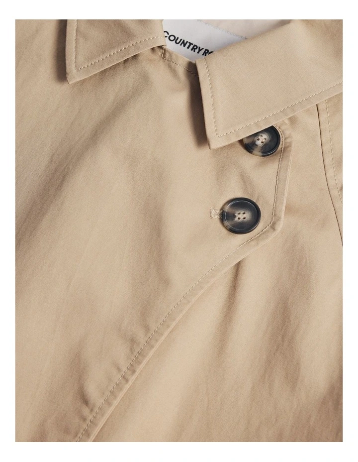Soft Sculpted Trench in Light Sand image 6