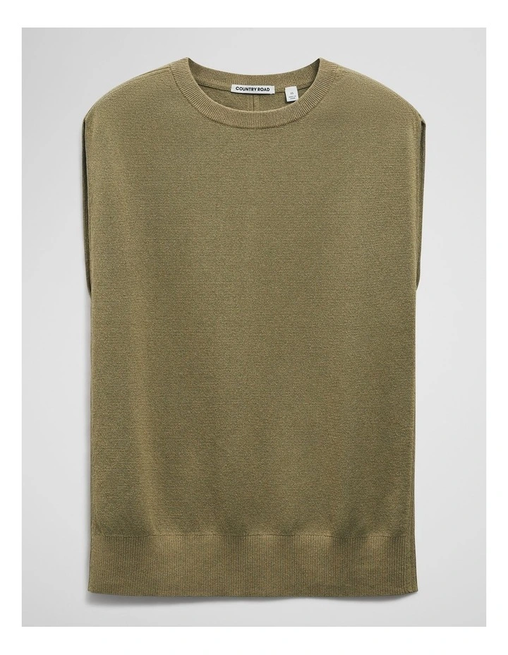 High Neck Sleeveless in Pistachio image 2