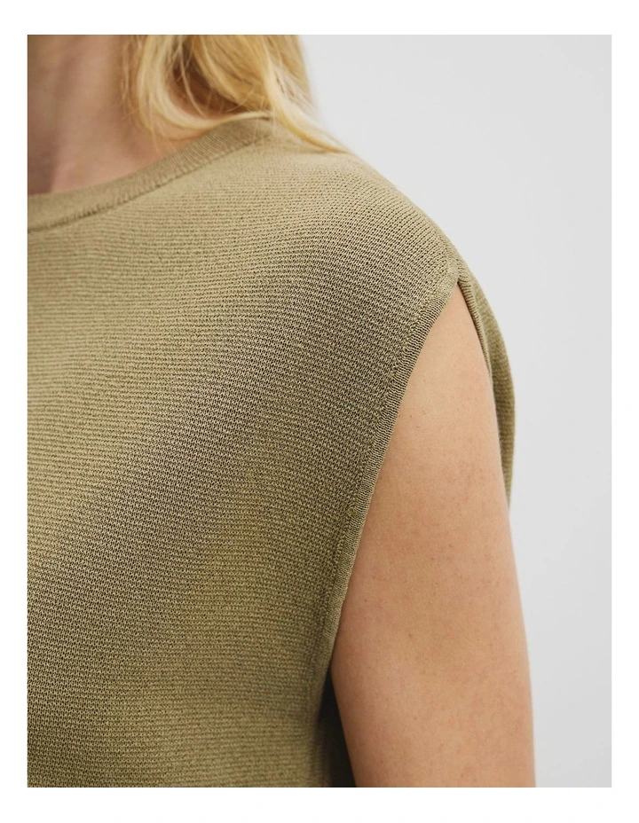 High Neck Sleeveless in Pistachio image 3