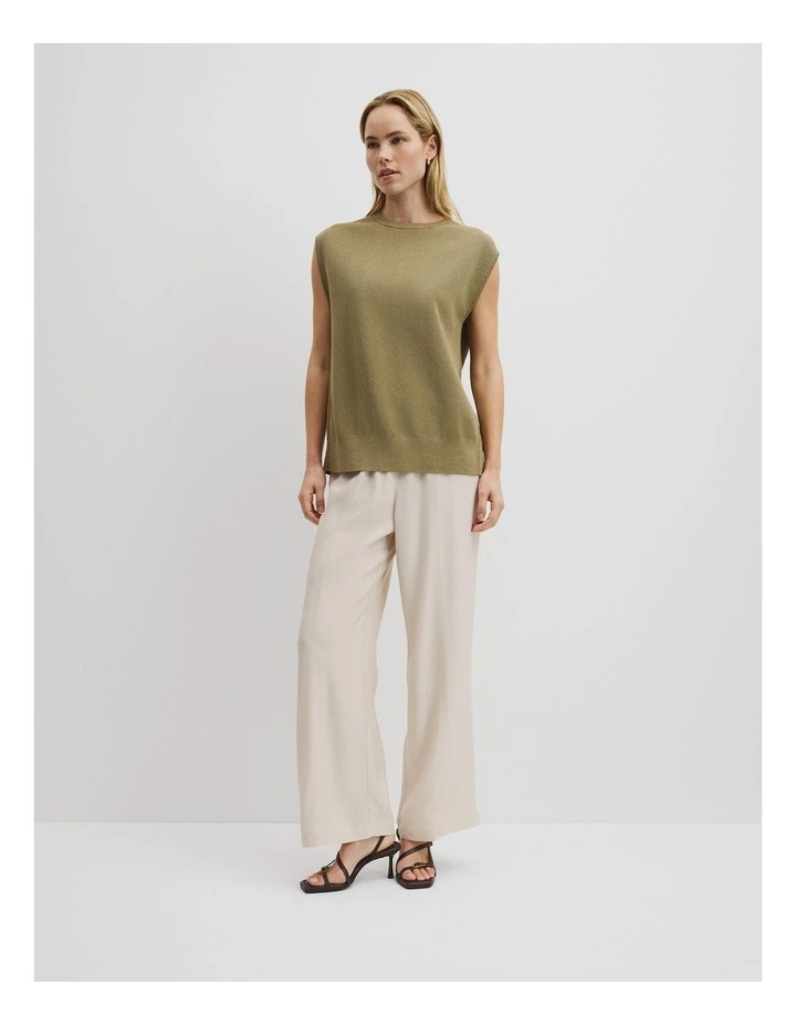 High Neck Sleeveless in Pistachio image 4