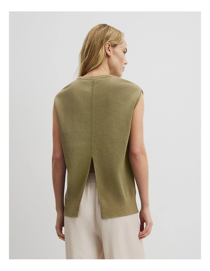 High Neck Sleeveless in Pistachio image 5