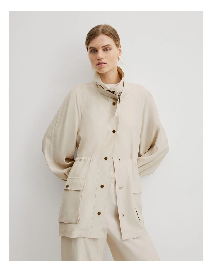 Crepe Trench in French Vanilla image 1