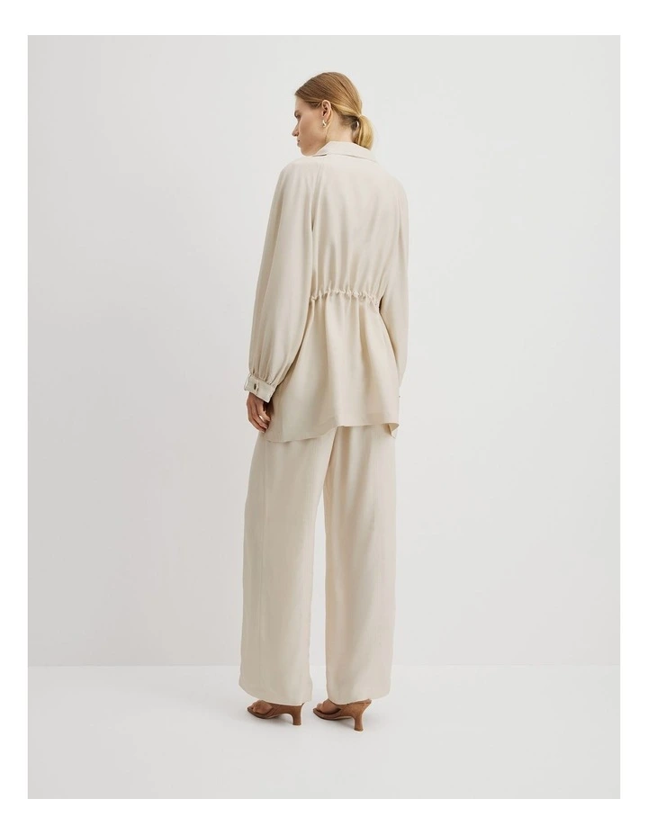Crepe Trench in French Vanilla image 5