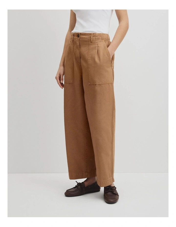 Workwear Pant in Saddle image 4