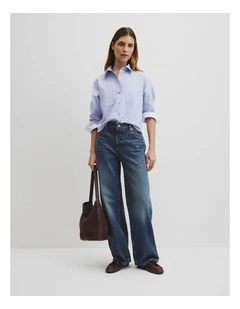 Boyfriend Jean in Washed Indigo