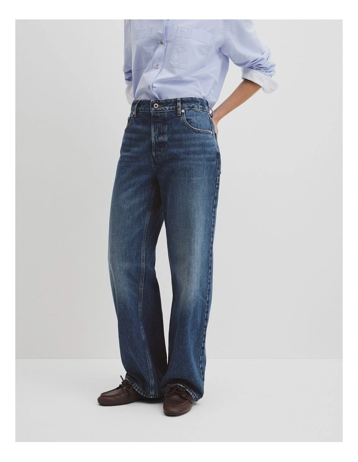 Boyfriend Jean in Washed Indigo image 4