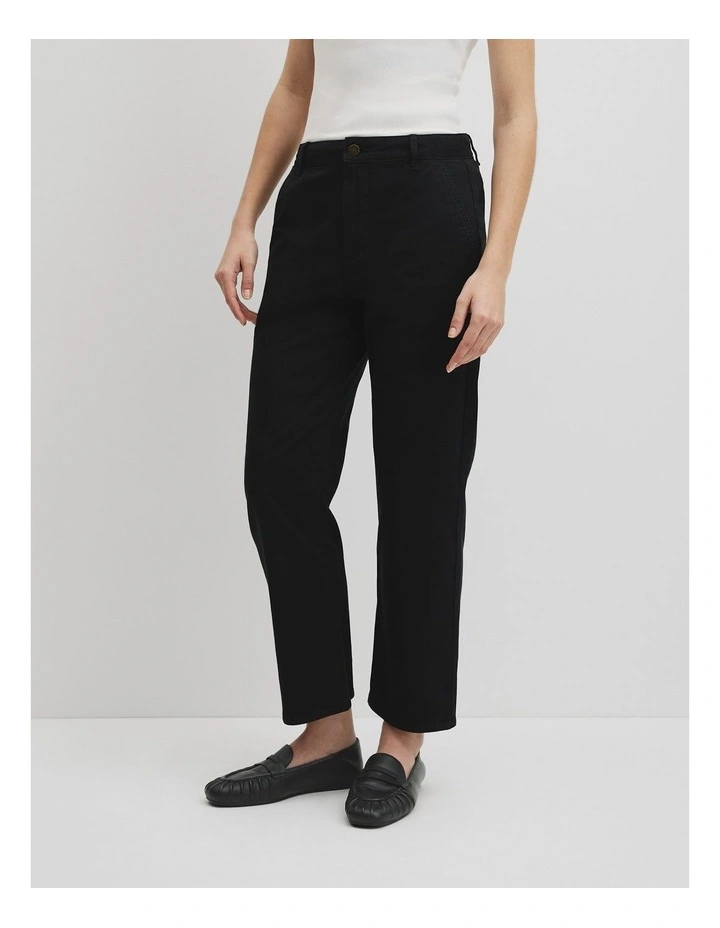 Classic Slim Chino in Black image 4