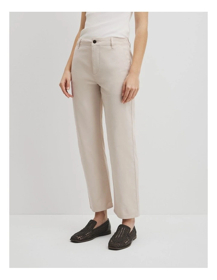 Classic Slim Chino in Oatmeal image 4