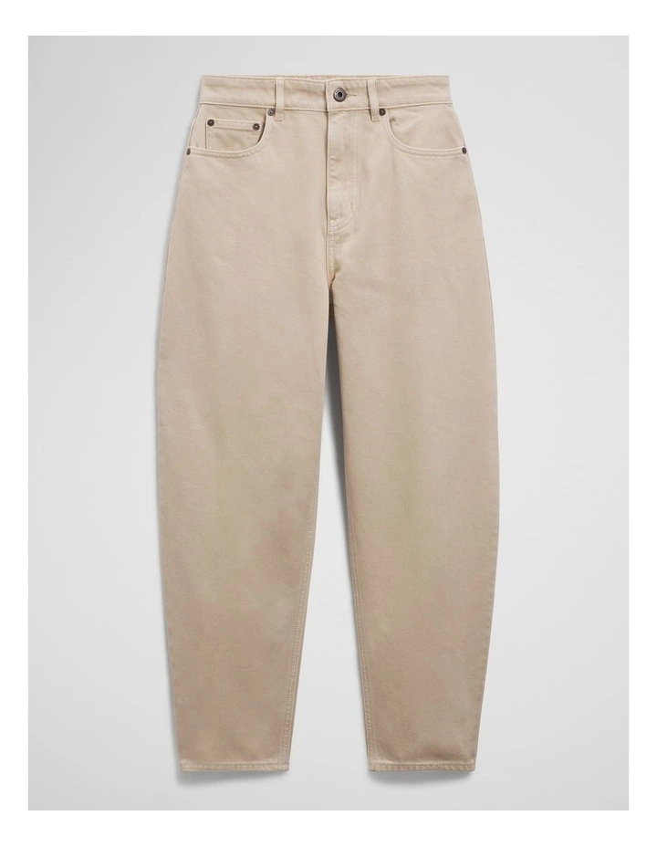 Tapered Barrel Jean in Sandstone image 2