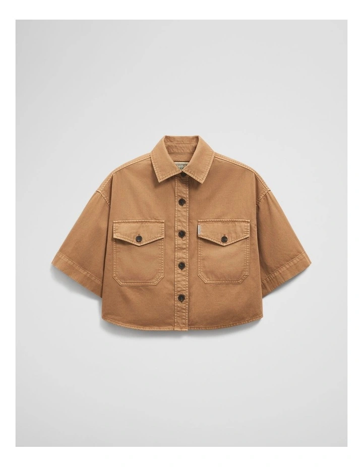 Workwear Shirt in Saddle image 2