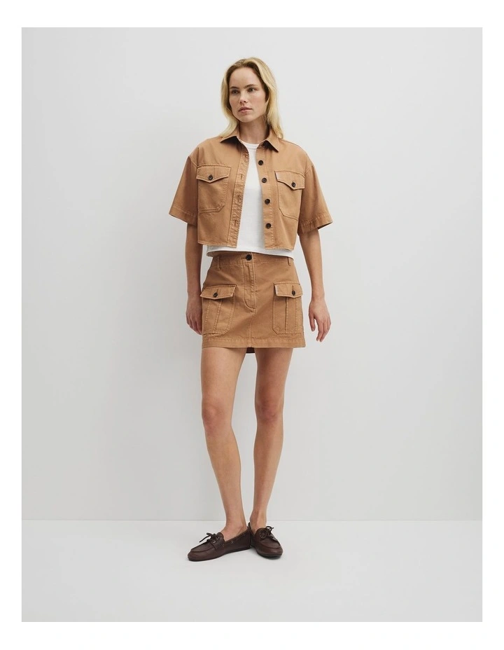 Workwear Shirt in Saddle image 4