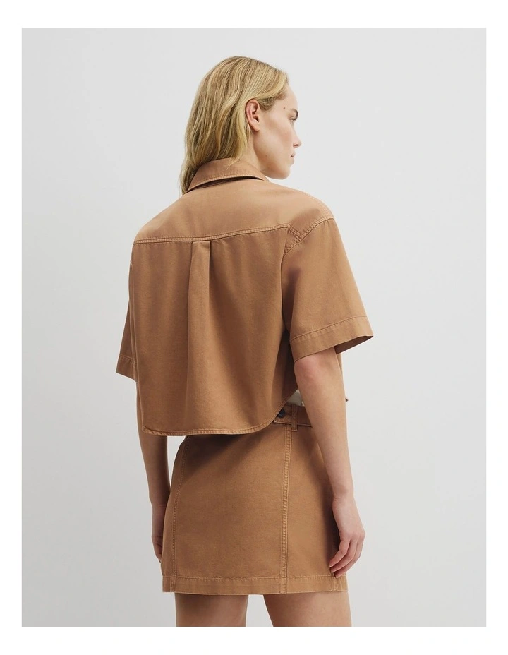 Workwear Shirt in Saddle image 5