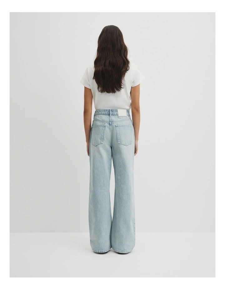 Boyfriend Jean in Faded Stone Wash image 5