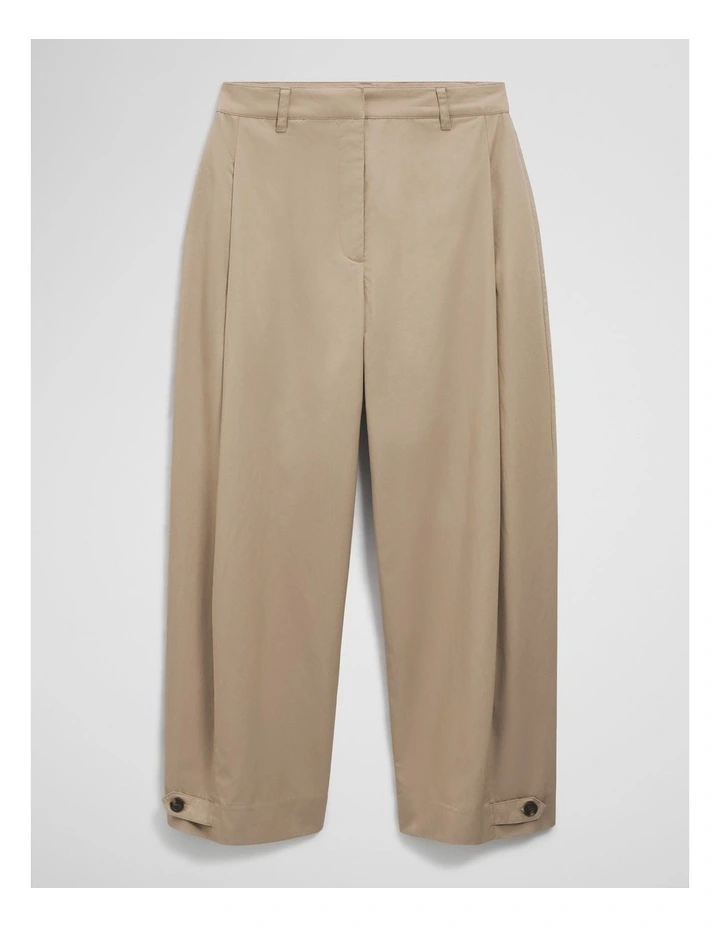 Tapered Barrel Pant in Light Sand image 2