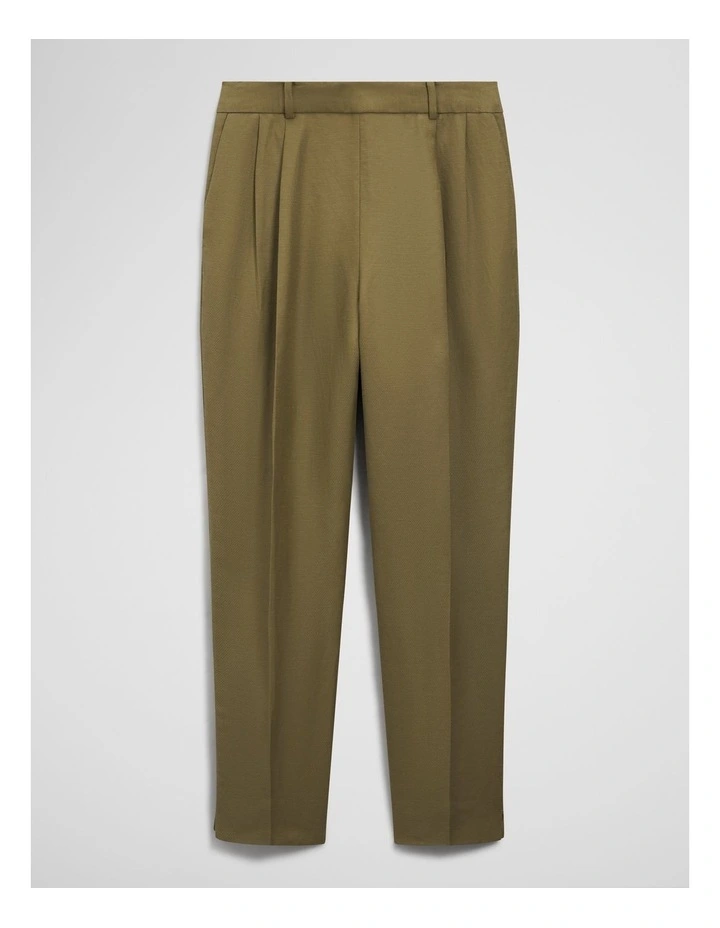 Twill Suit Pant in Olive Haze image 2