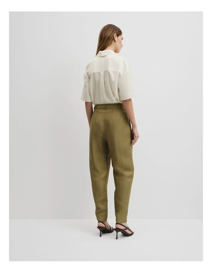 Twill Suit Pant in Olive Haze image 5