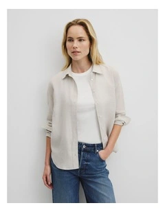 Classic Linen Shirt in Balsa