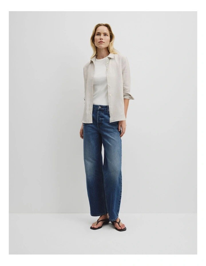 Classic Linen Shirt in Balsa image 3