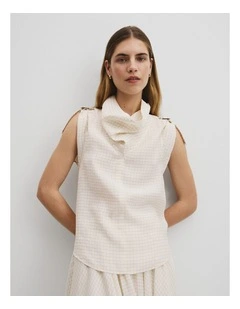 Soft Utility Tank in Antique White