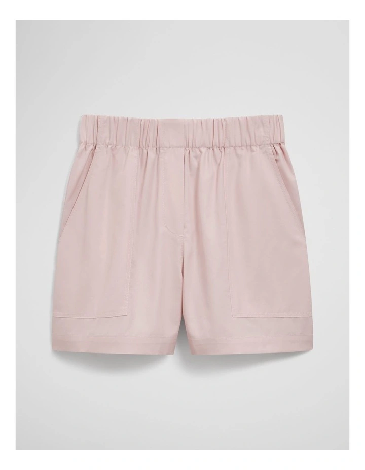 Twill Cargo Short in Blossom Pink image 2