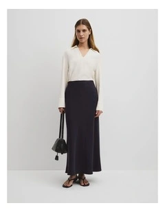 Fluid Bias Skirt in Twilight