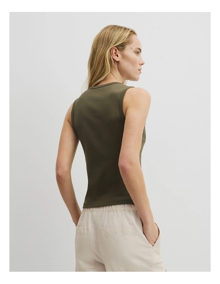 Henley Tank in Olivine image 5