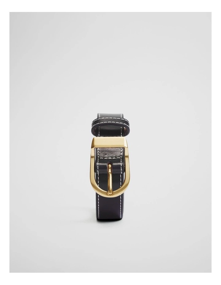 Layla Slim Belt in Black image 1