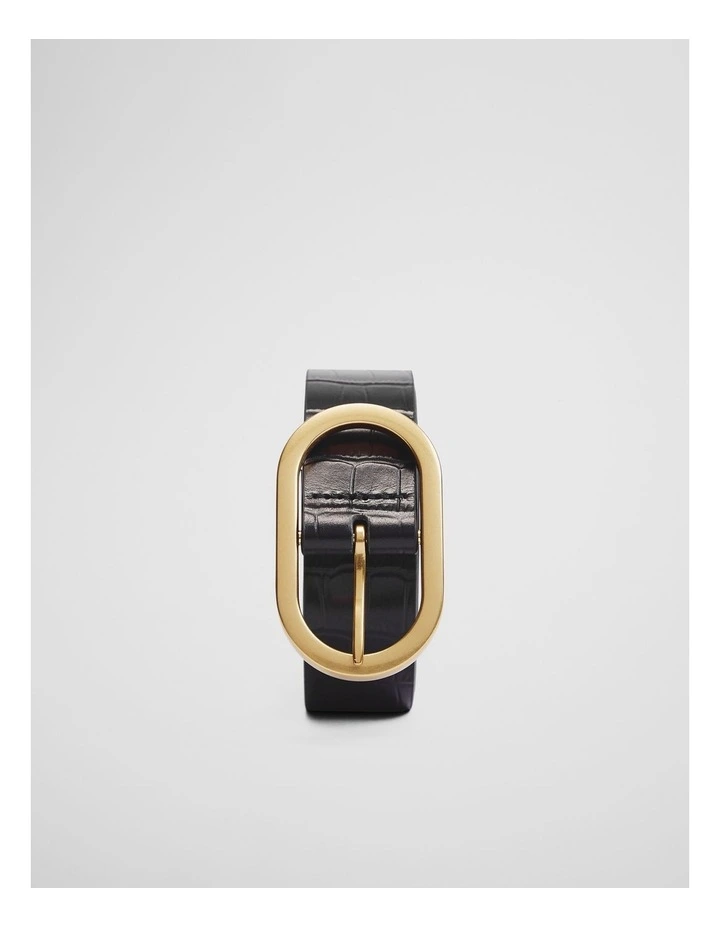 Zuri Mid Belt in Black image 1
