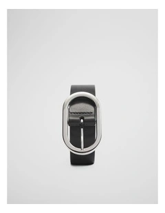 Zuri Mid Belt in Silver