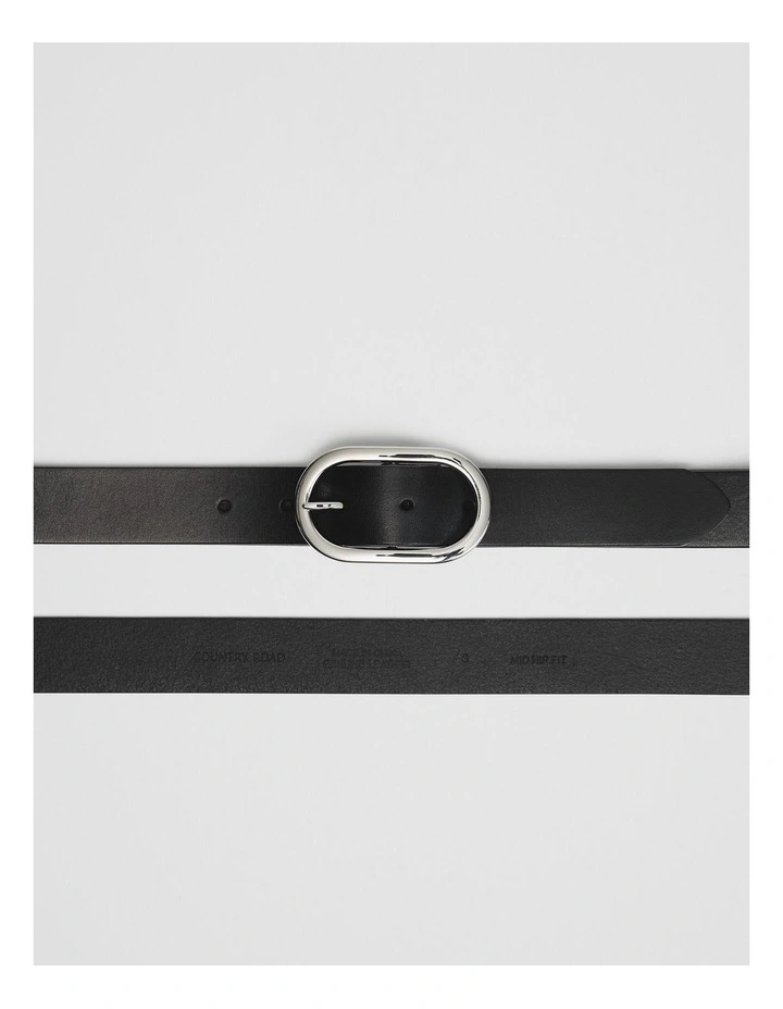 Zuri Mid Belt in Silver image 3
