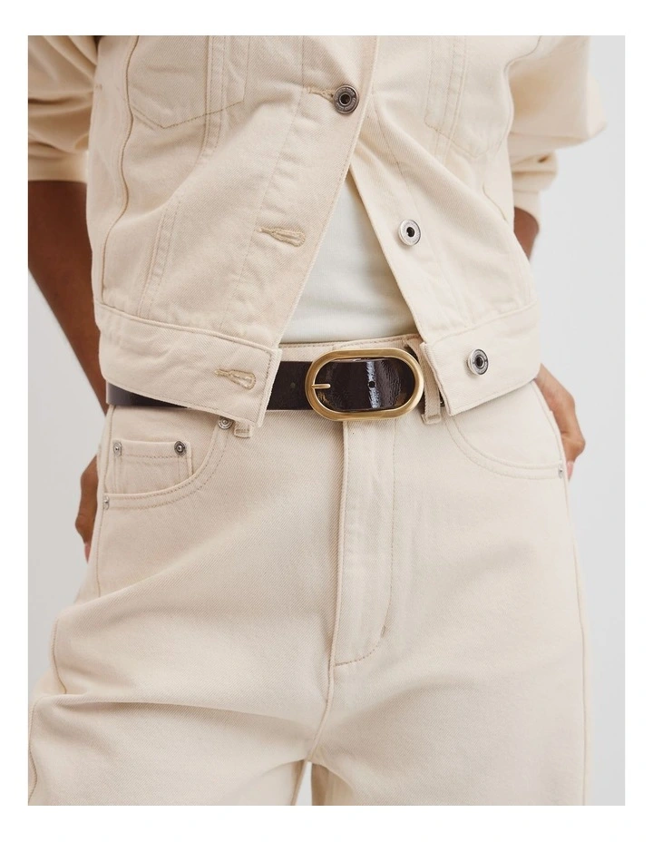 Zuri Mid Belt in Bordeaux image 2