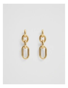 Isla Chain Earring in Gold
