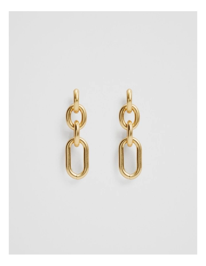 Isla Chain Earring in Gold image 1