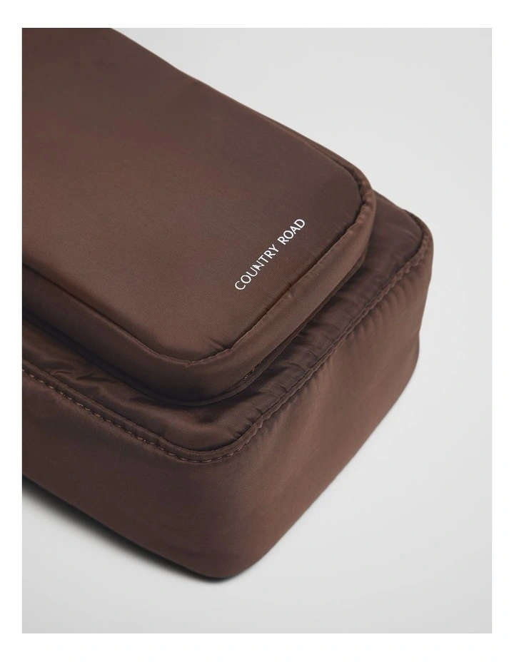 Soft Pouch Crossbody in Mocha image 4