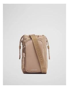 Soft Pouch Crossbody in Light Sand
