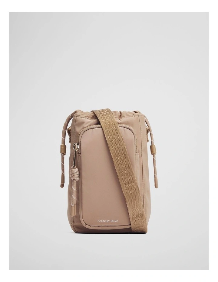 Soft Pouch Crossbody in Light Sand image 1
