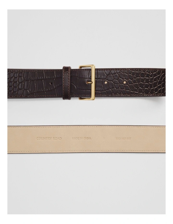 Norah Belt in Chocolate image 3