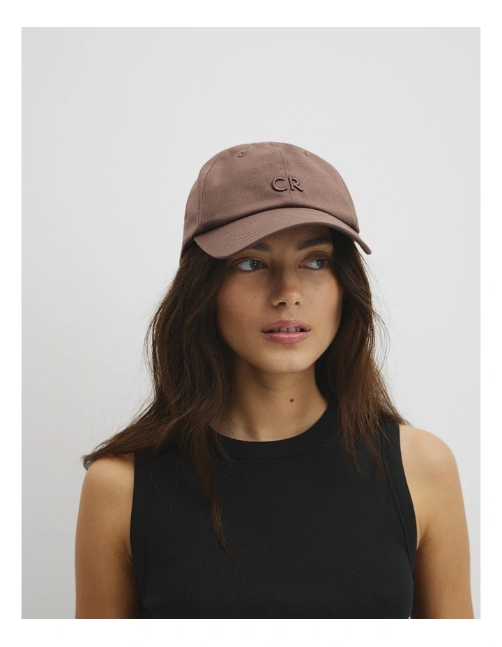Cr Logo Cap in Mocha image 2