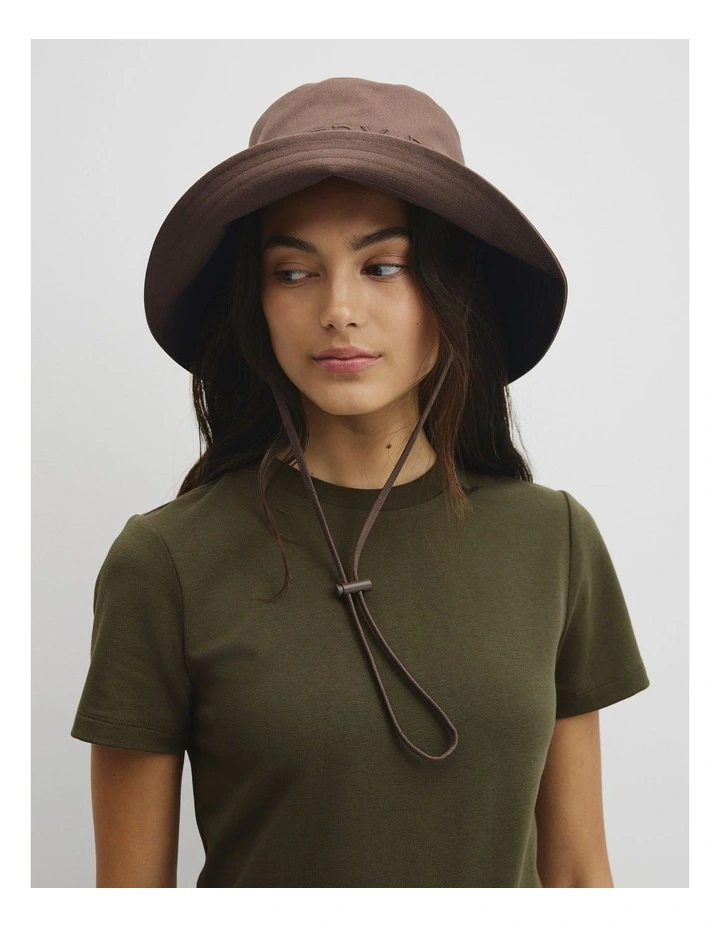 Cr Bucket Hat in Mocha image 2