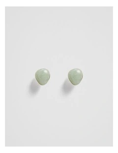 Pia Mini Stud Earring in Sage