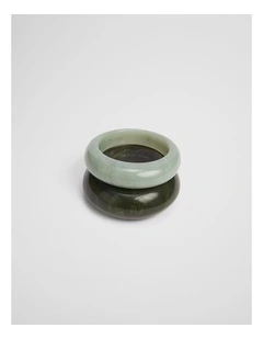 Pia Bangle Set Of 2 in Sage